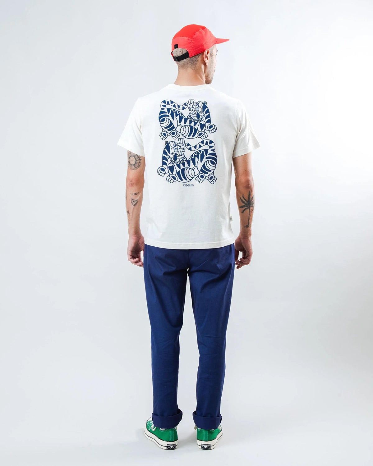 Asis Percales Tigris T-Shirt Ecru