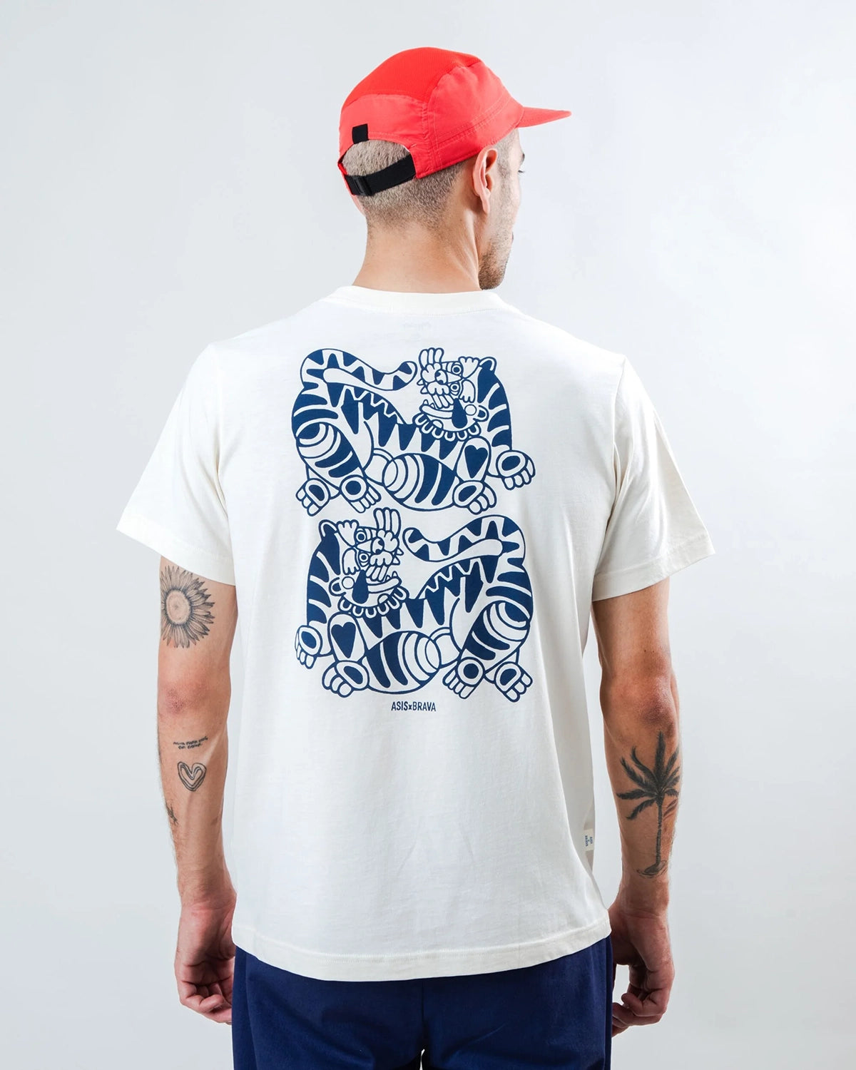 Asis Percales Tigris T-Shirt Ecru