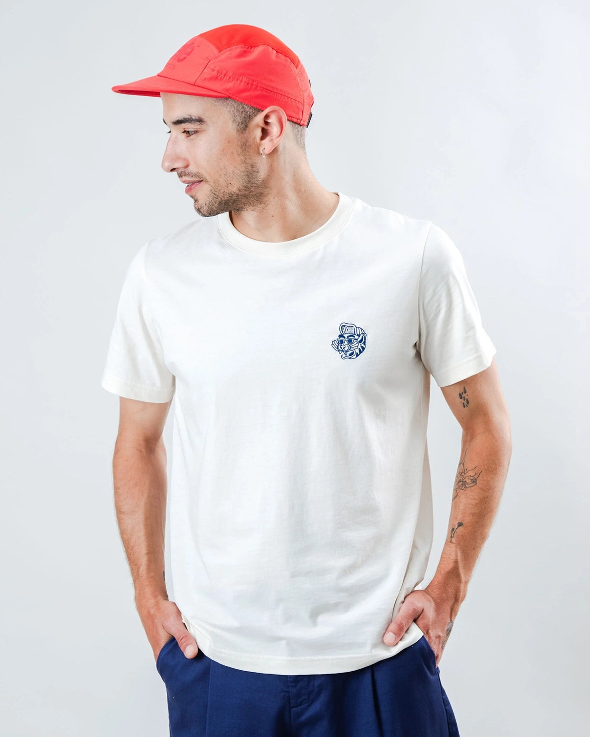 Asis Percales Tigris T-Shirt Ecru