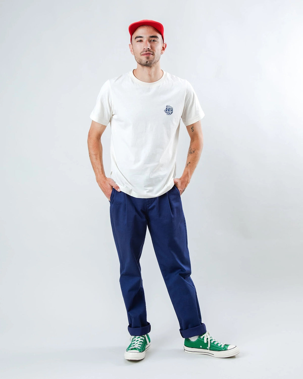 Asis Percales Tigris T-Shirt Ecru