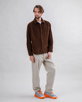 Corduroy Overshirt Chocolate