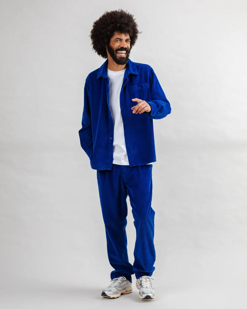 Corduroy Overshirt Klein Blue