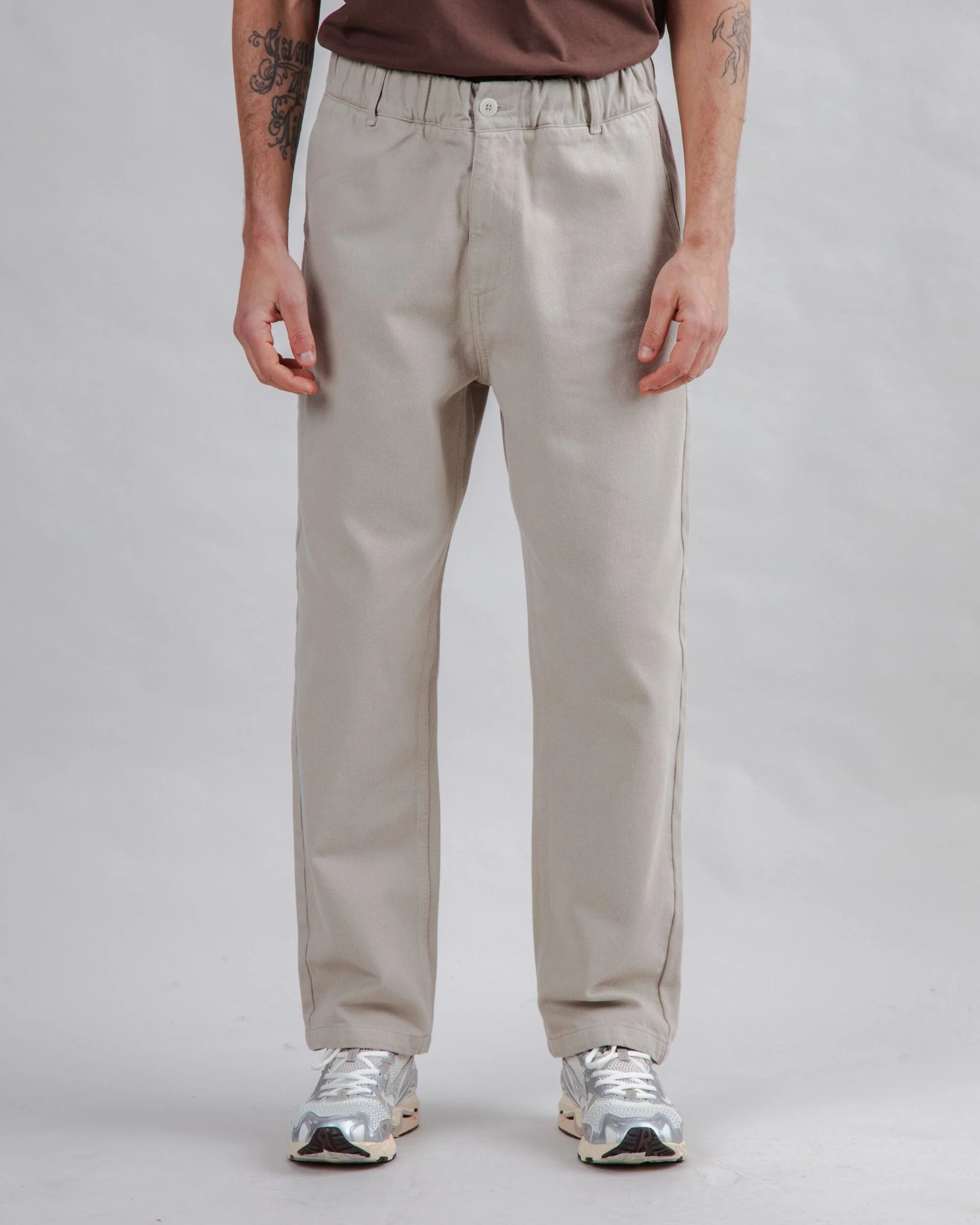 Loose Relaxed Pants Beige
