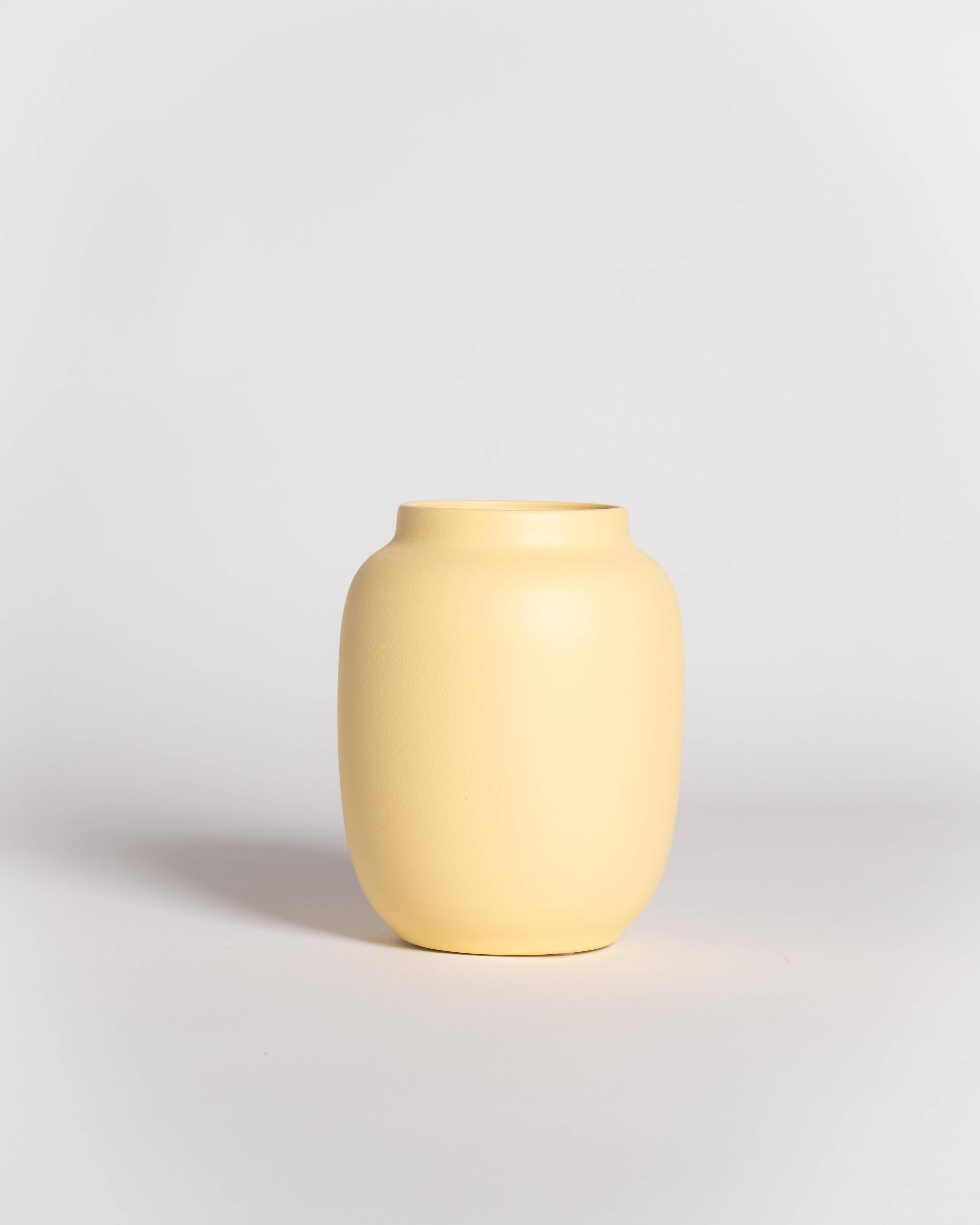 Butter Yellow Vase