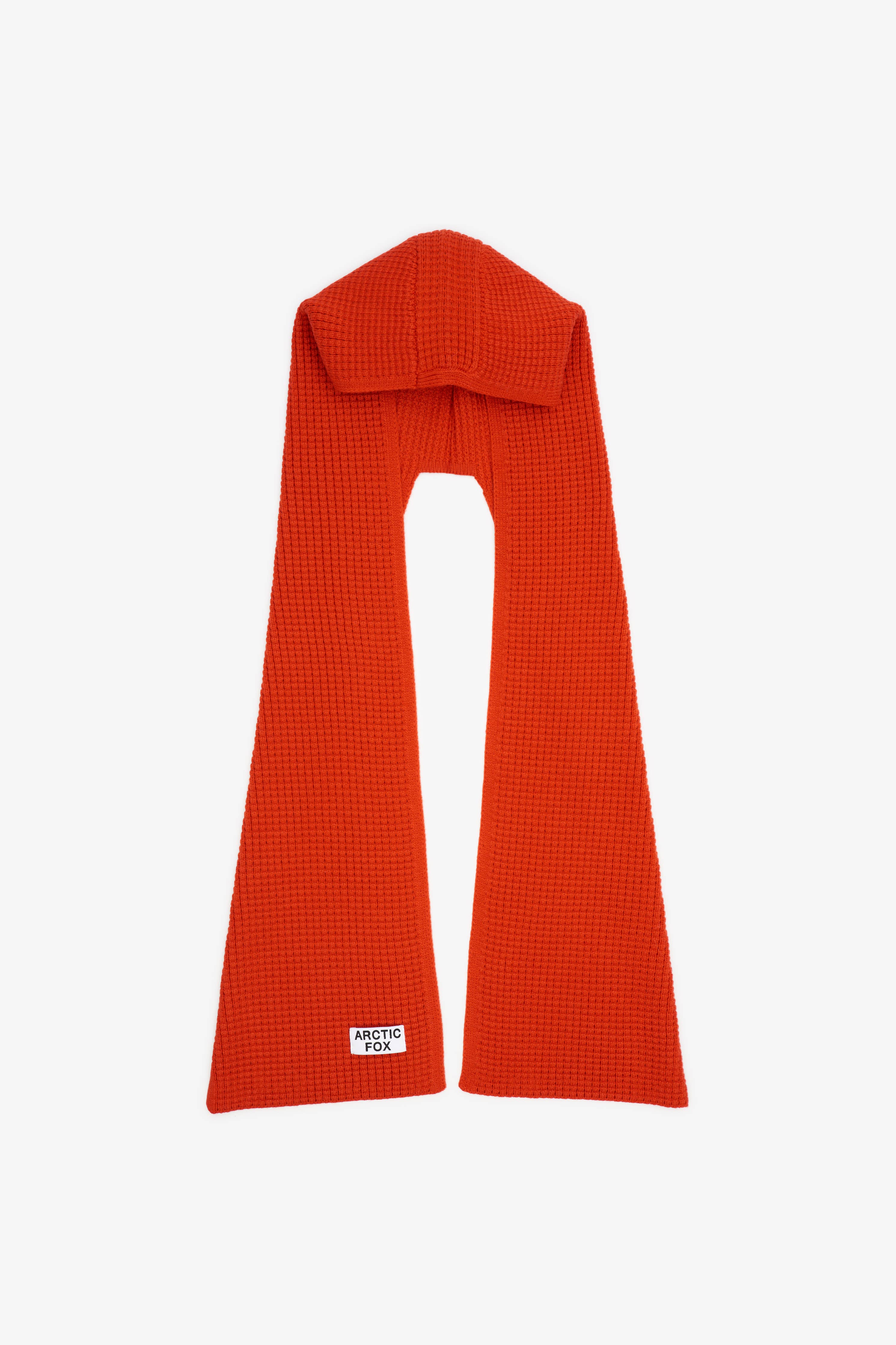 The Recycled Bottle Hooded Scarf - Sunkissed Coral - AW25