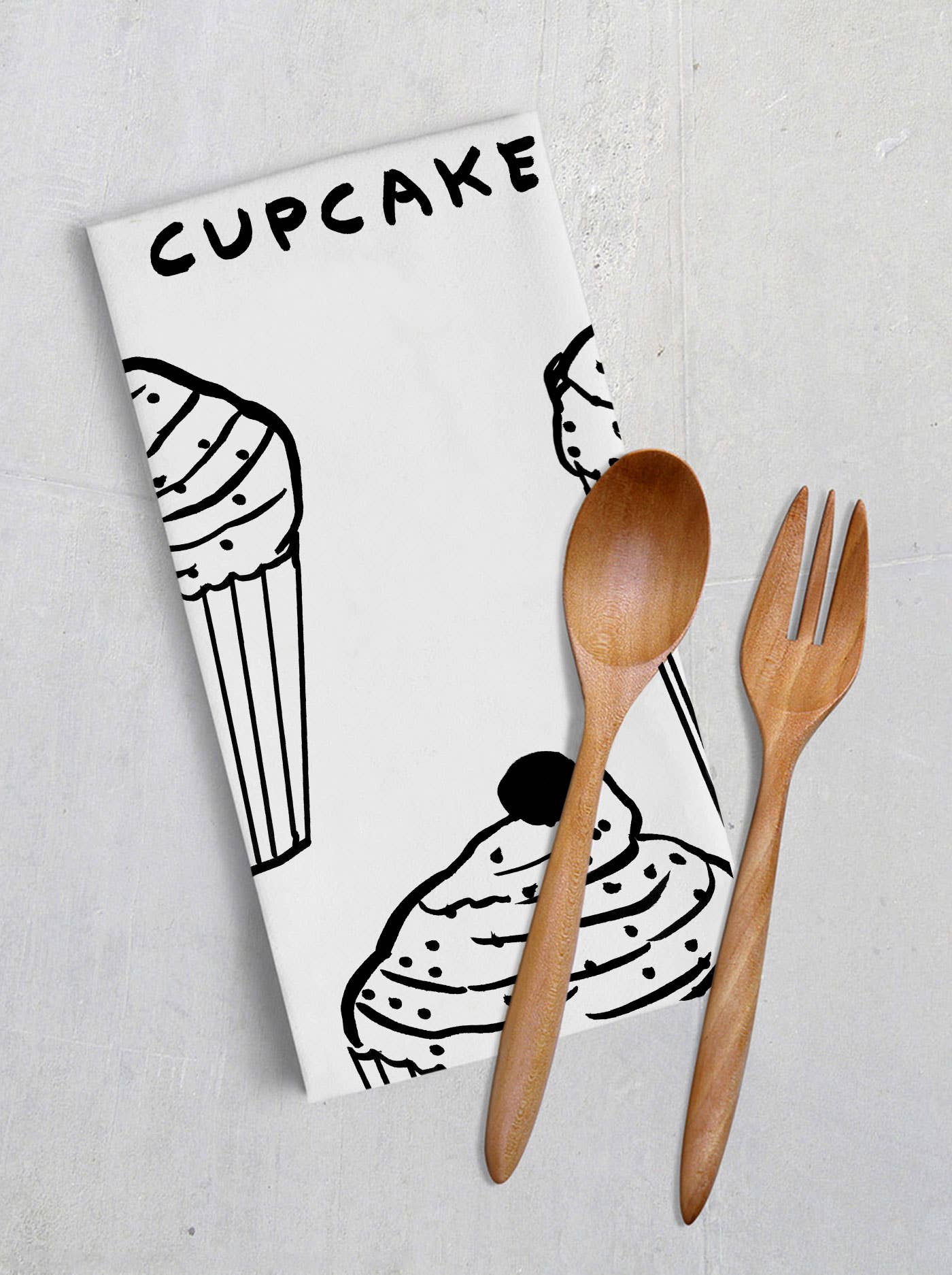 Cupcakes David Shrigley Geschirrtuch