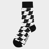 Socks Sigtuna Pepita Cats Black