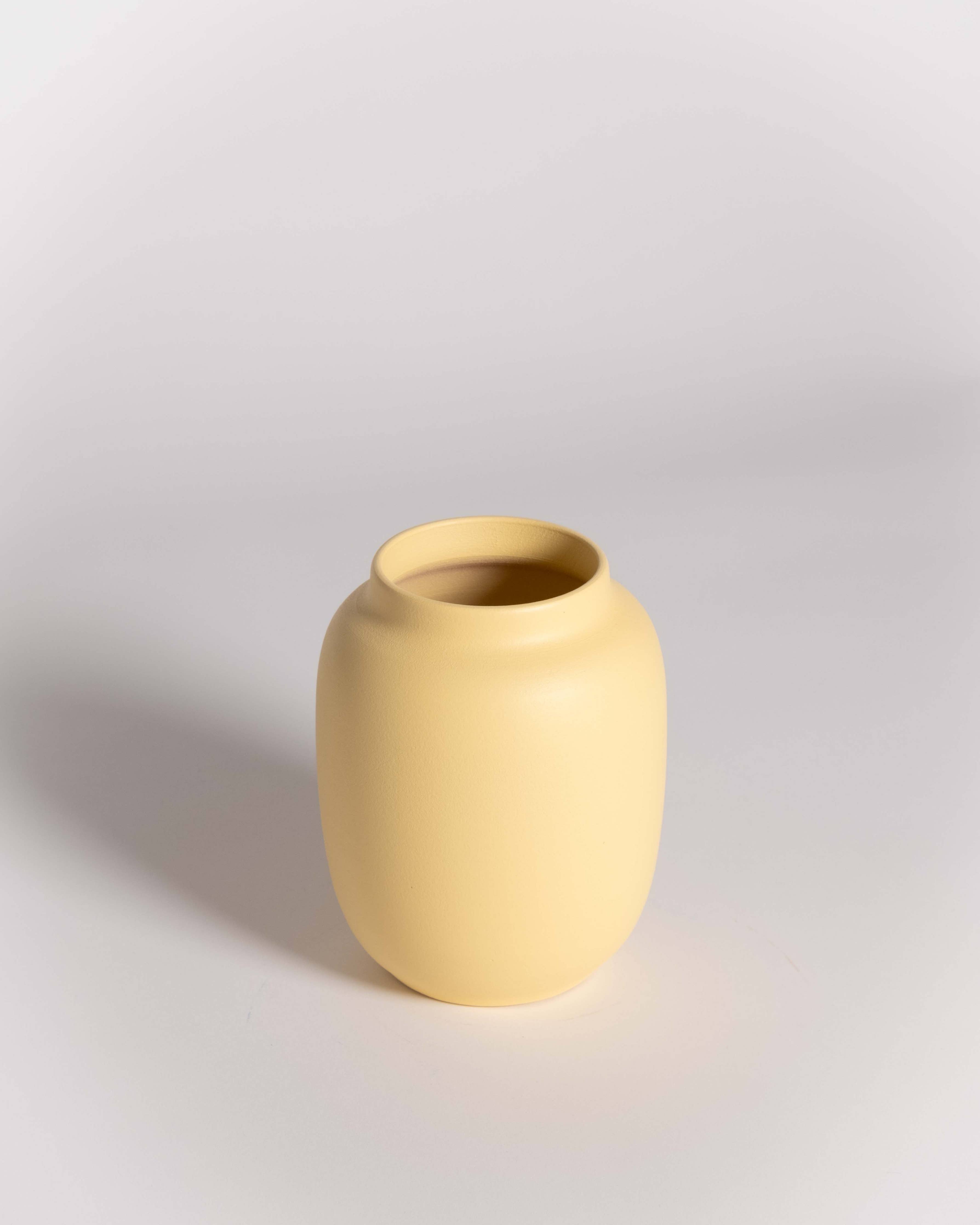 Butter Yellow Vase
