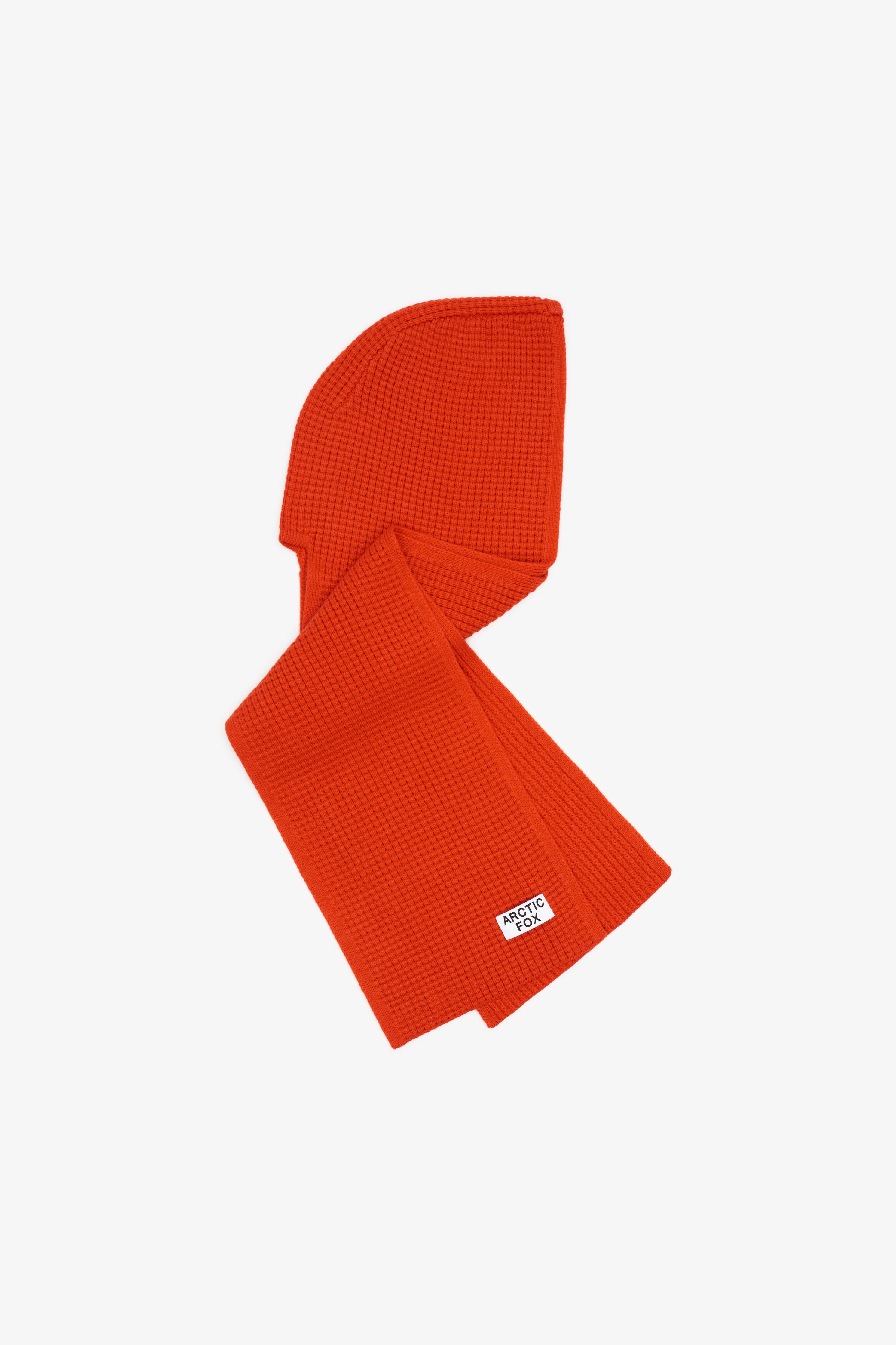 The Recycled Bottle Hooded Scarf - Sunkissed Coral - AW25