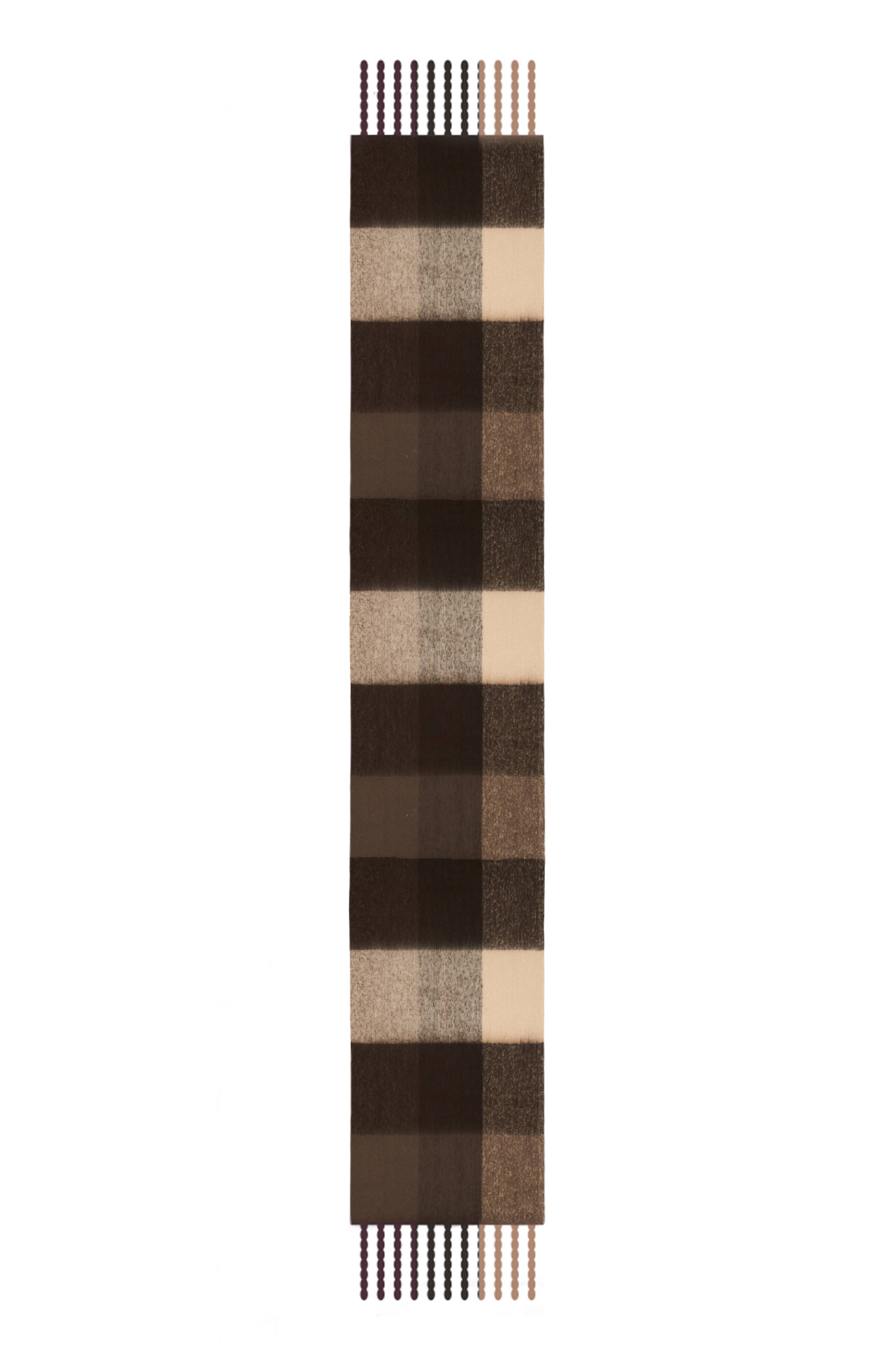 The Reykjavik Scarf - 100% Recycled - Brown Check - AW25
