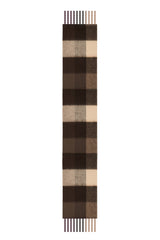 The Reykjavik Scarf - 100% Recycled - Brown Check - AW25