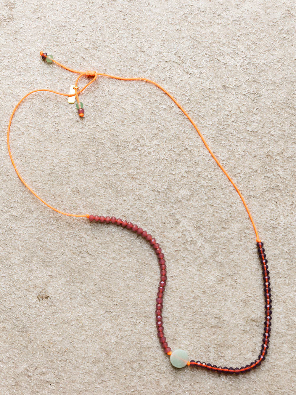 Aventurin Halskette - Neon-Orange | Violett | Mint