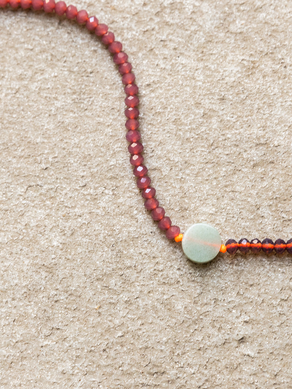 Aventurin Halskette - Neon-Orange | Violett | Mint