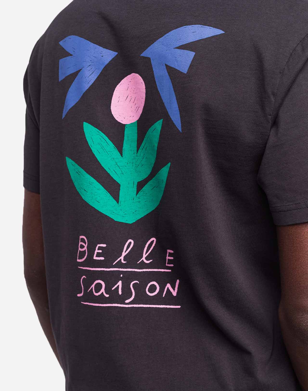 T-Shirt Belle Saison Carbon Black