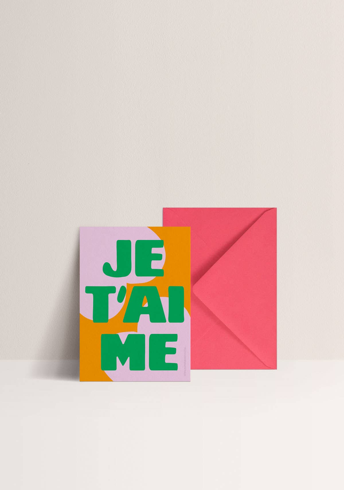 Card - Je t‘aime