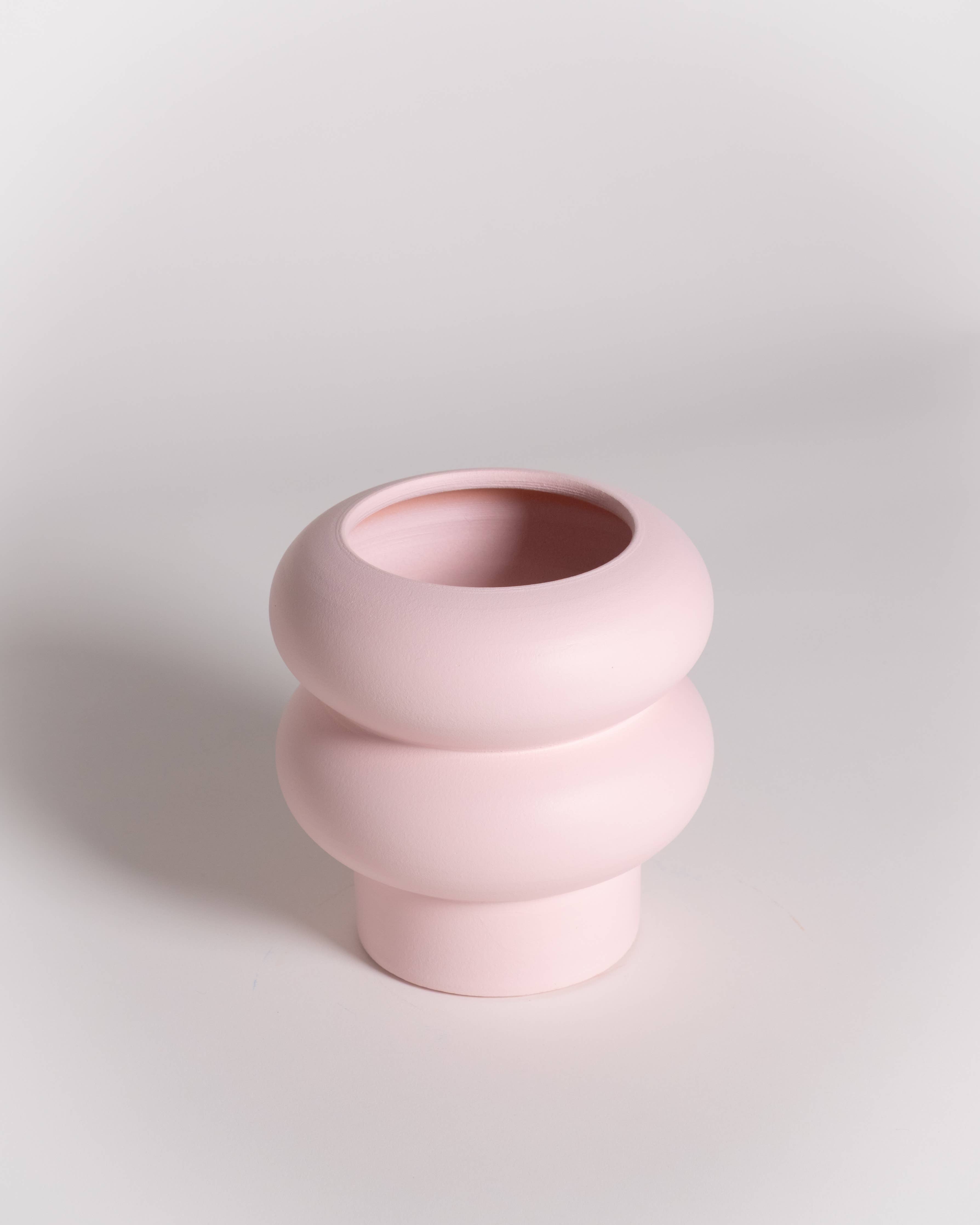 Ripple Vase Small - Light Pink