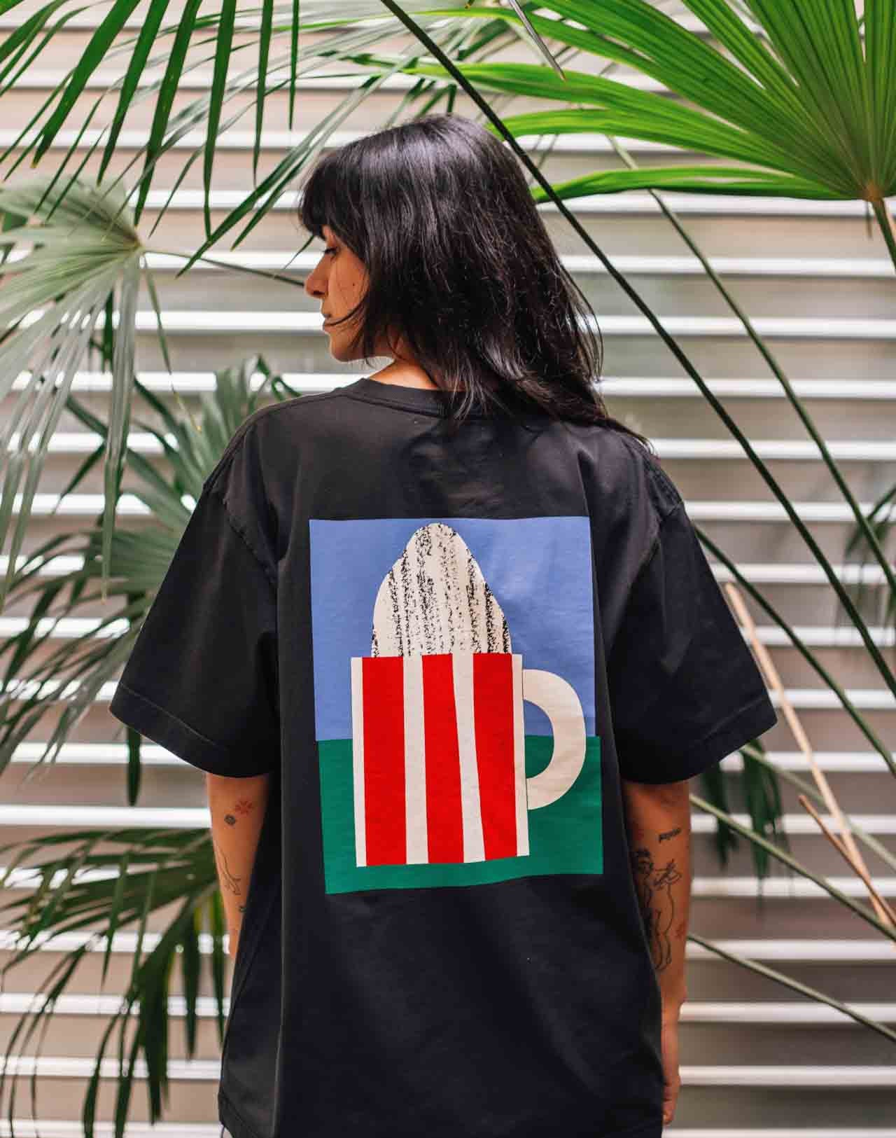 T-Shirt Tasse Fumante