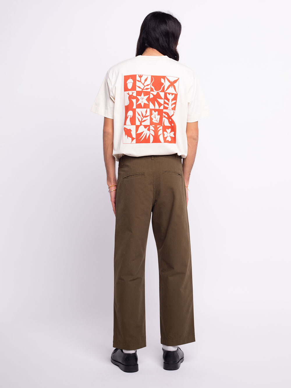 KHAKI GAMAL TROUSERS