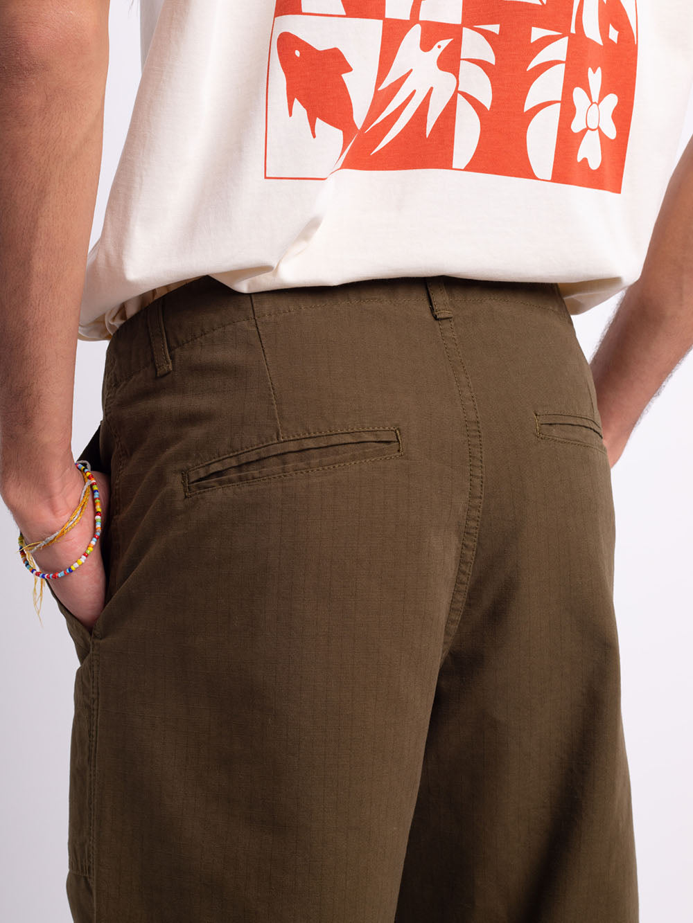 KHAKI GAMAL TROUSERS