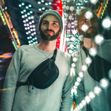 Moderne Bauchtasche für Herren. ALT #farbe_schwarz