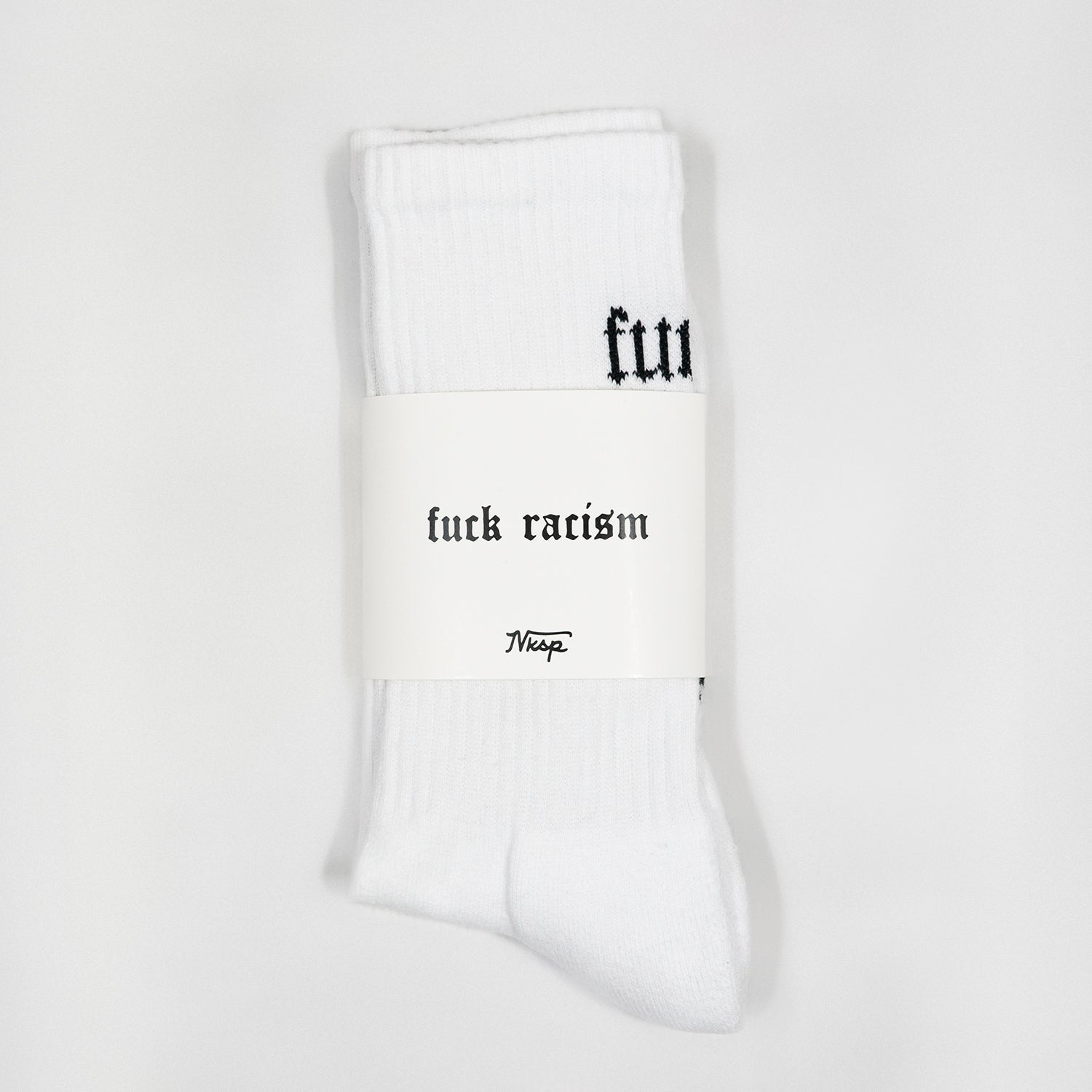 Fuck Racism Socks