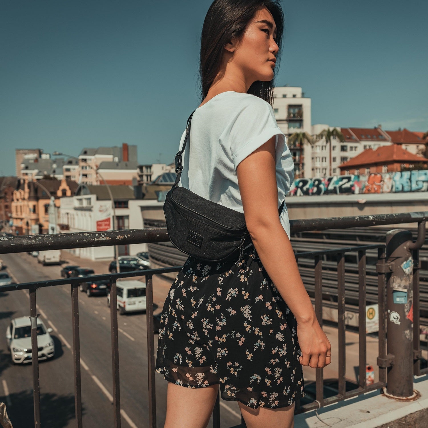 Nachhaltige Bachtasche für Damen. ALT #farbe_schwarz