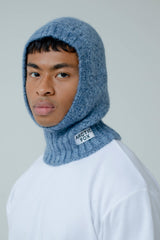 The Alpaca Balaclava Fitted Hood - Glacial Lake