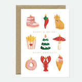 Ornaments - Greeting card - Gold foil