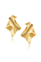 Molten Gold Earrings - Nami