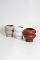 Ripple Vase Small - Terracotta - Perfect for flowers