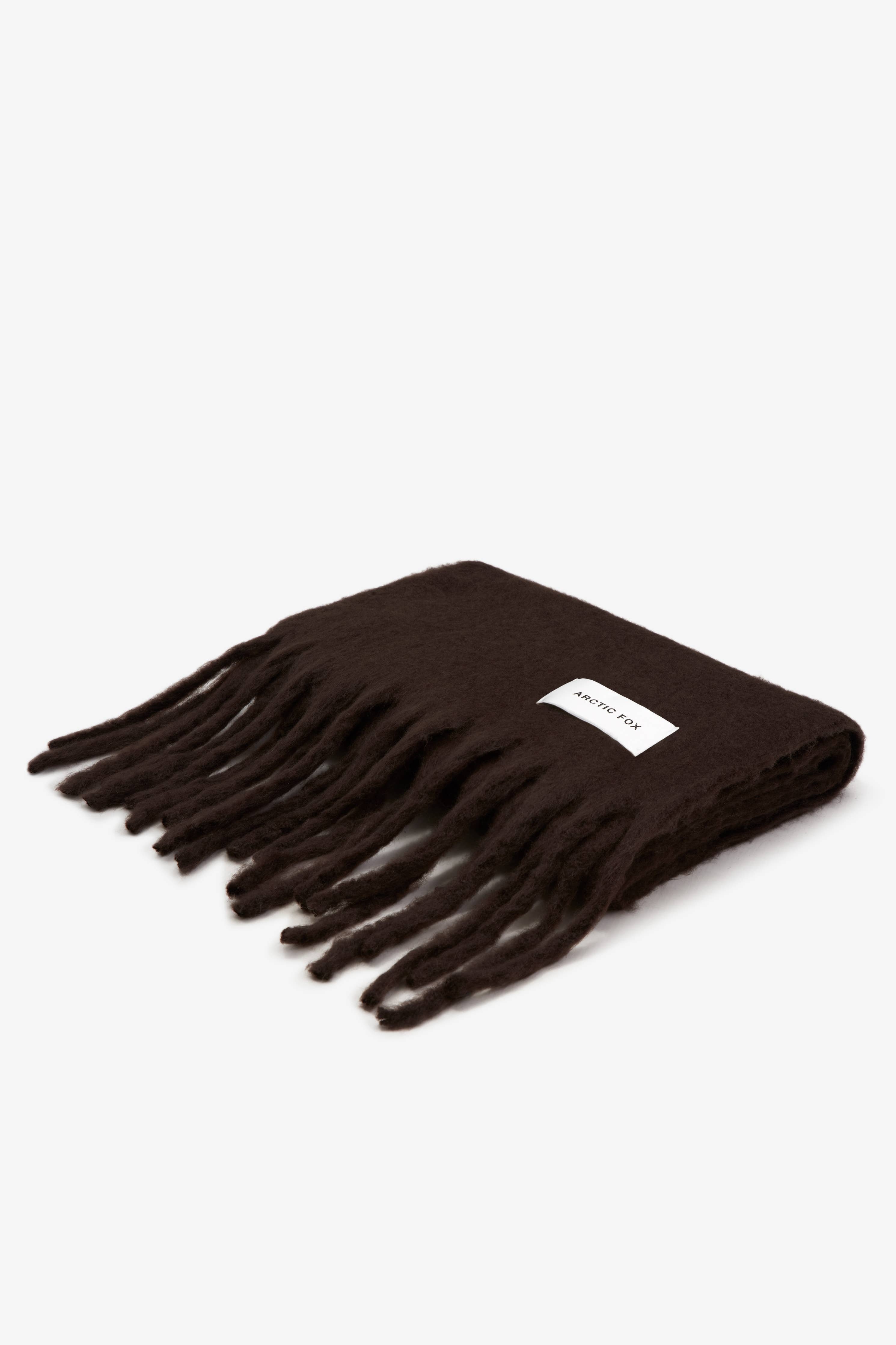 The Reykjavik Scarf - 100% Recycled - Ground Coffee - AW25