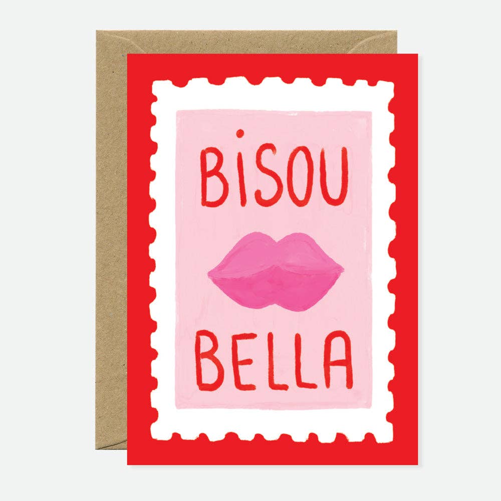 Bisou Bella - Greeting Card