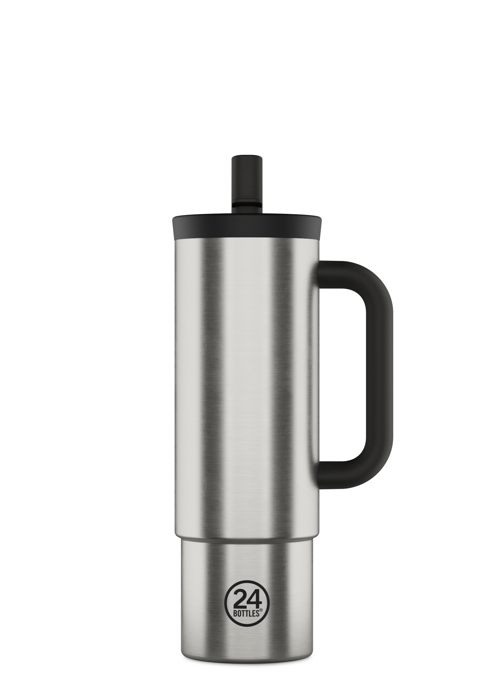 Straw Cup | Brushed Steel - 800 ml