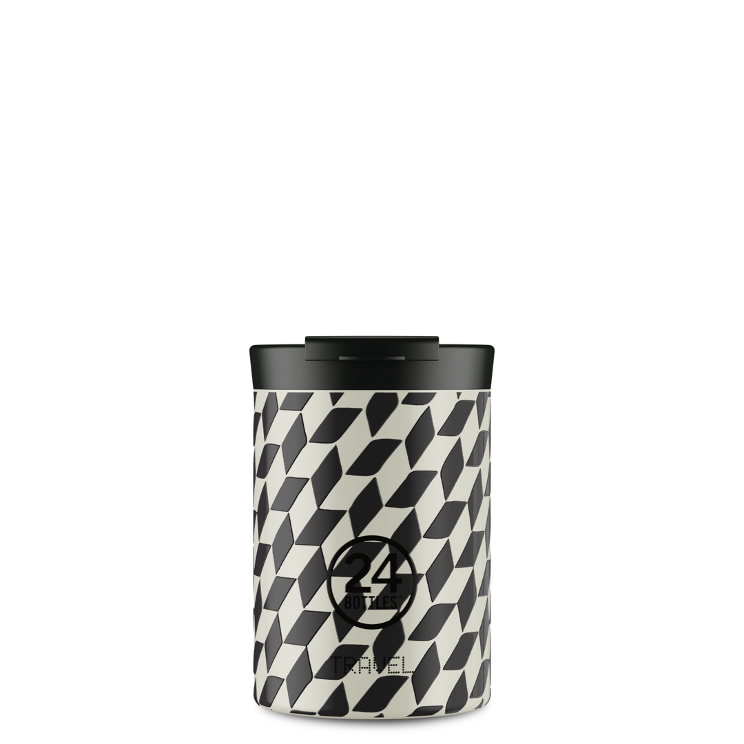 Travel Tumbler Groovy White, 350ml