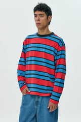 Longsleeve T-Shirt Striped Red