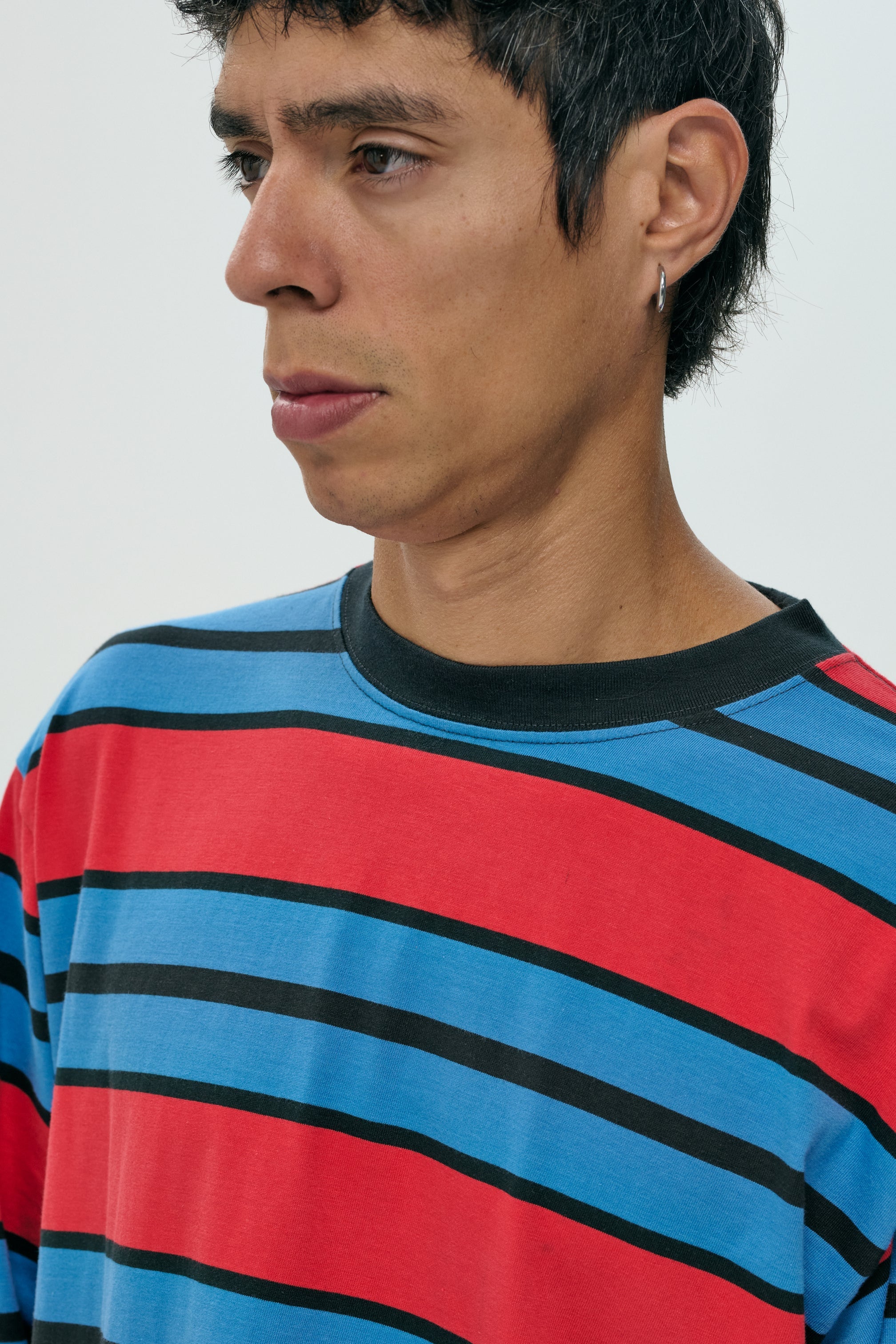 Longsleeve T-Shirt Striped Red