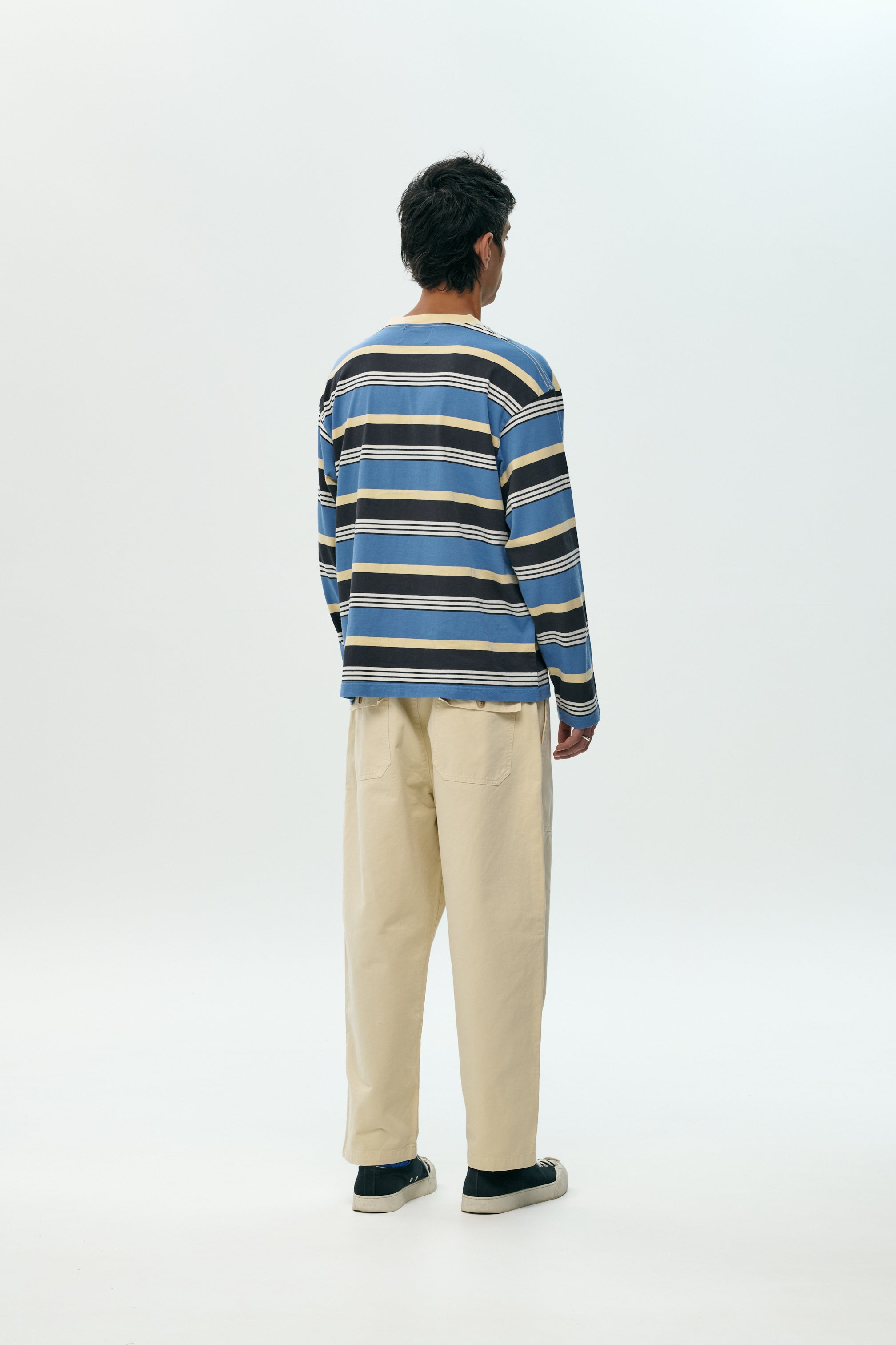 Longsleeve T-Shirt Striped Blue