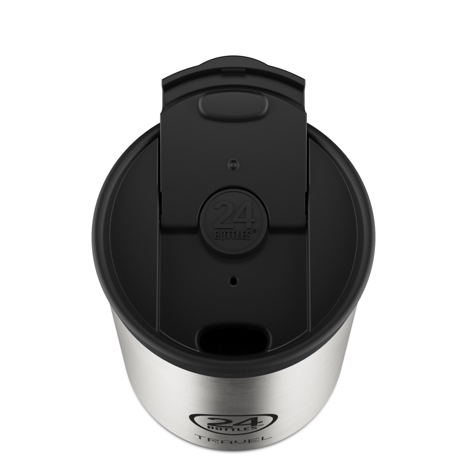 Travel Tumbler | Brushed Steel - 350 ml