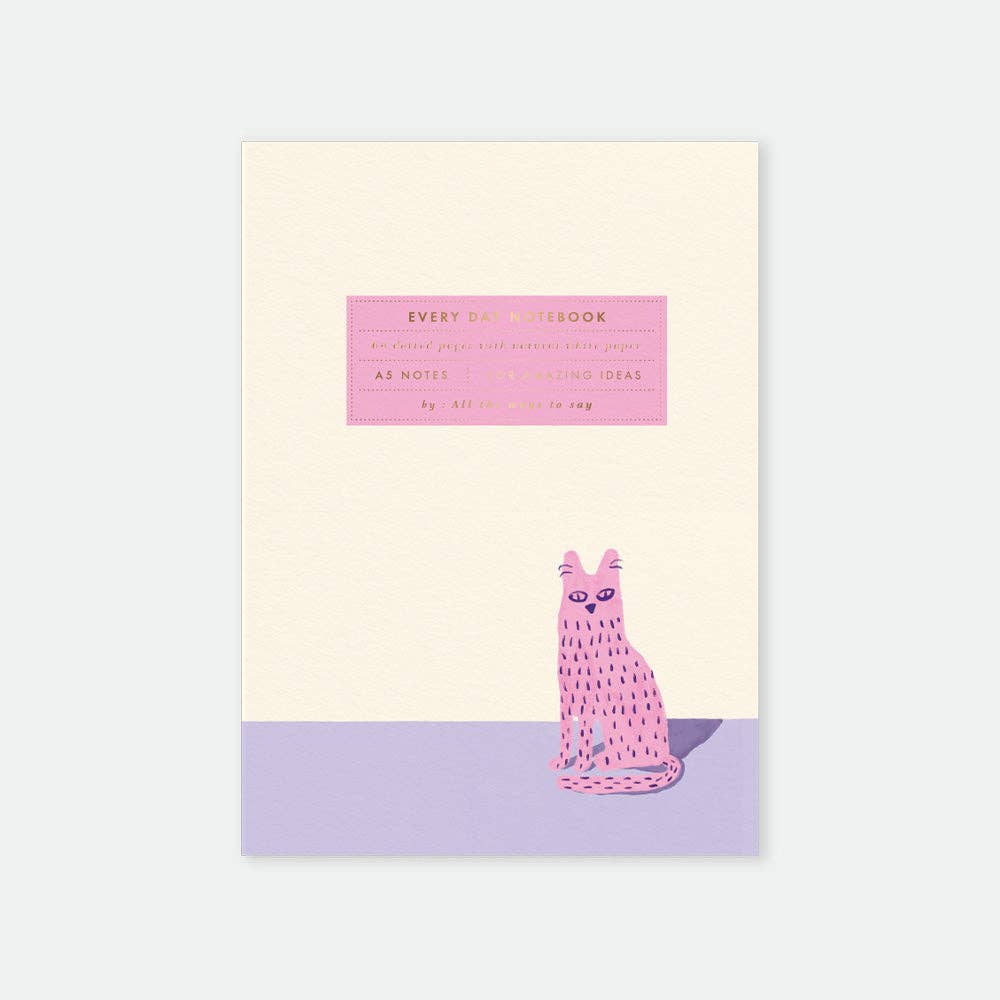 Lonely Cat - Notebook A5