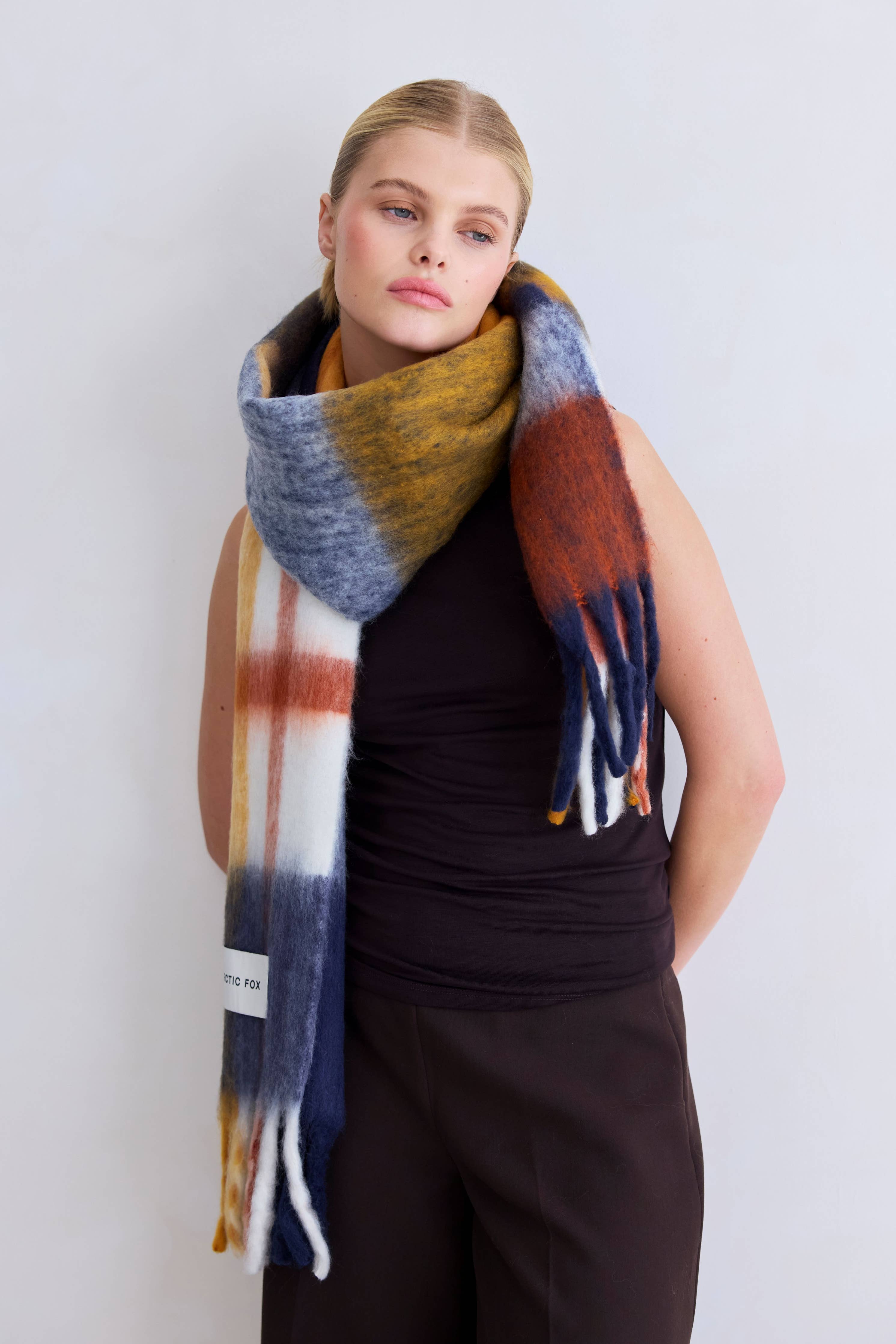 The Stockholm Scarf - 100% Recycled - Midnight Summer