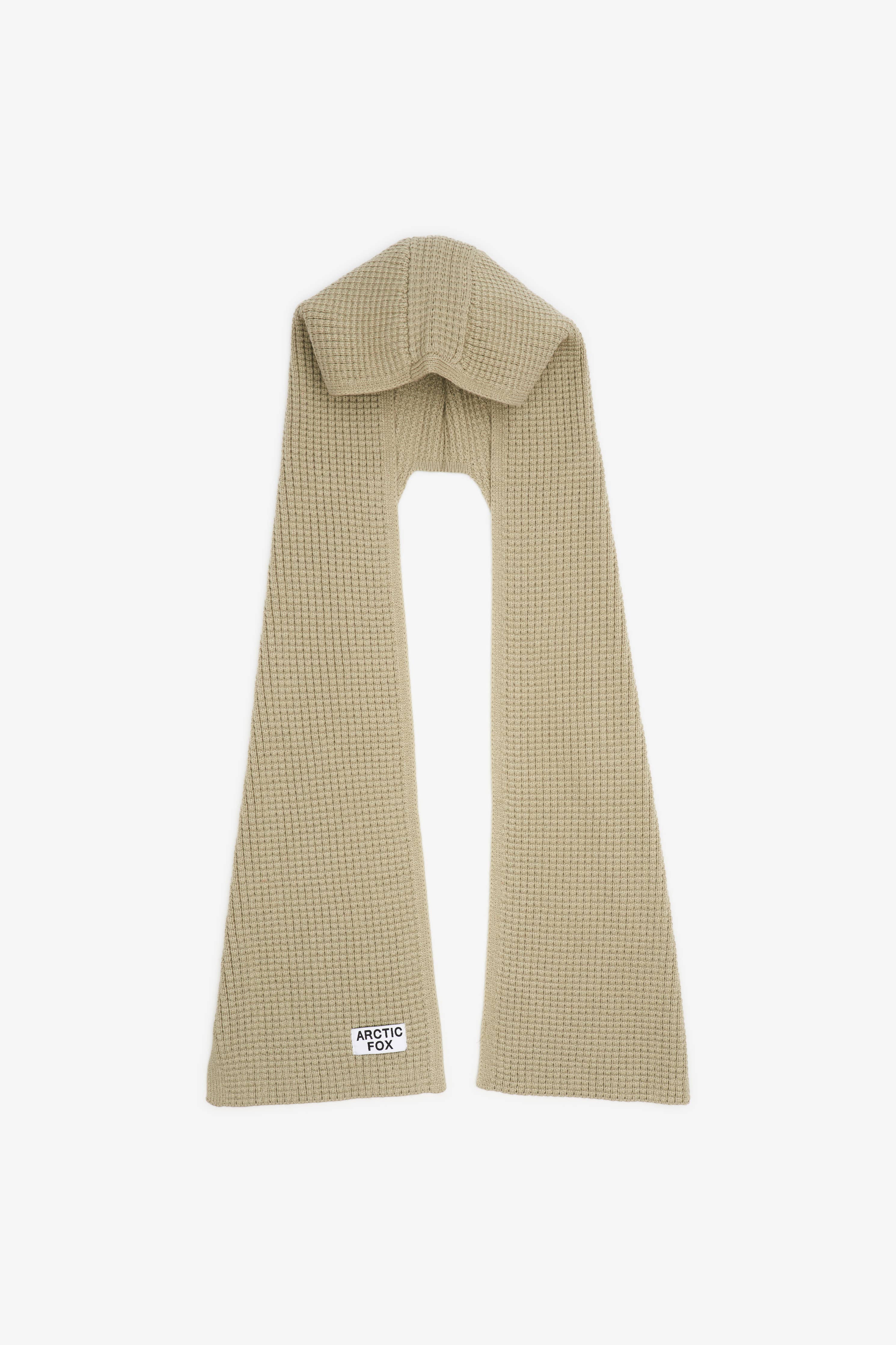 The Recycled Bottle Hooded Scarf - Arctic Grey - AW25