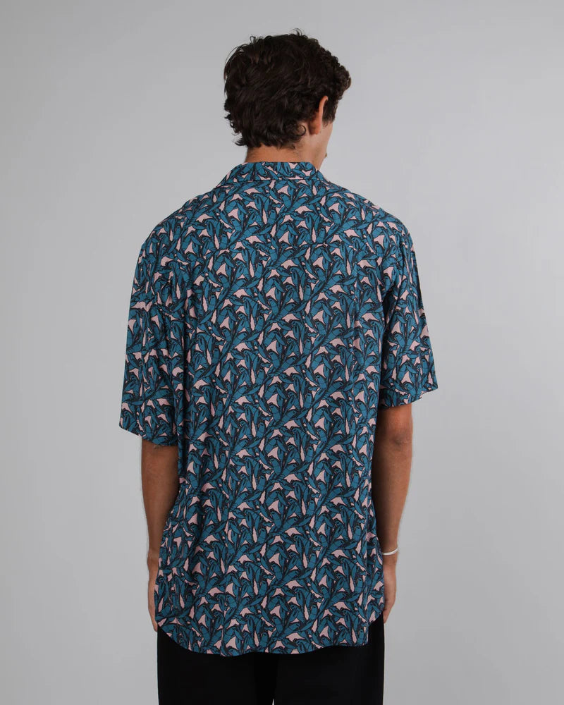 Lobster Aloha Shirt Blau