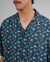 Lobster Aloha Shirt Blau