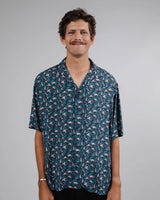 Lobster Aloha Shirt Blau