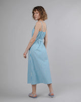 Stripes Long Dress Blue