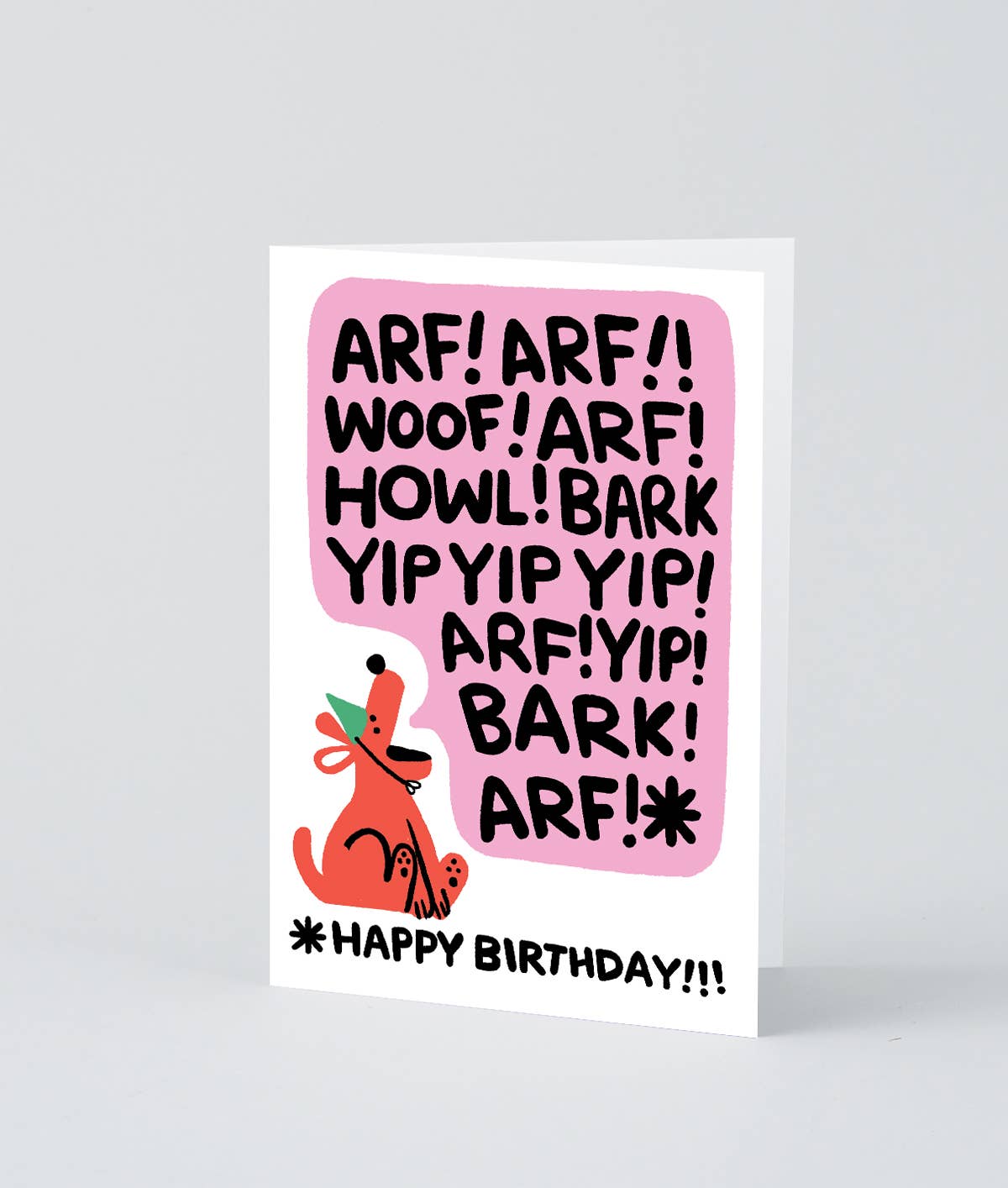 Happy Birthday Bark Card