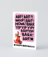 Happy Birthday Bark Card
