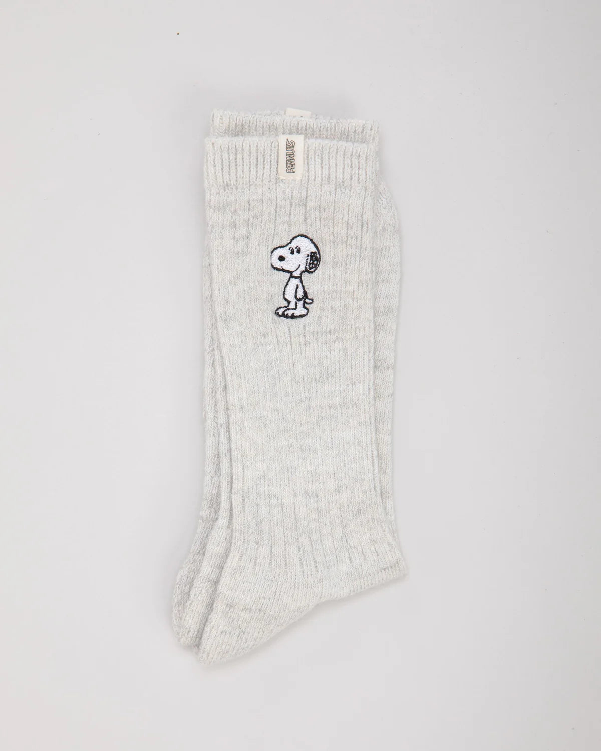 Peanuts Socks White Melange