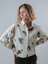 Quarry Boxy Cotton Blouse Ecru