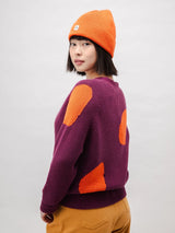 Sun Cotton Cardigan Grape